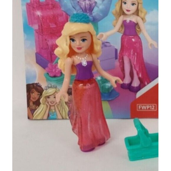 Mega Construx Barbie Dreamtopia Sparkling Waterfall Kit FWP12 - Picture 3 of 4